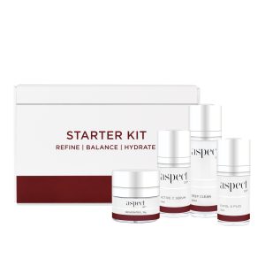 Embark on your skin journey with Aspect Dr Starter Kit, a collection of results-driven hero products that smooth, protect, brighten and nourish.